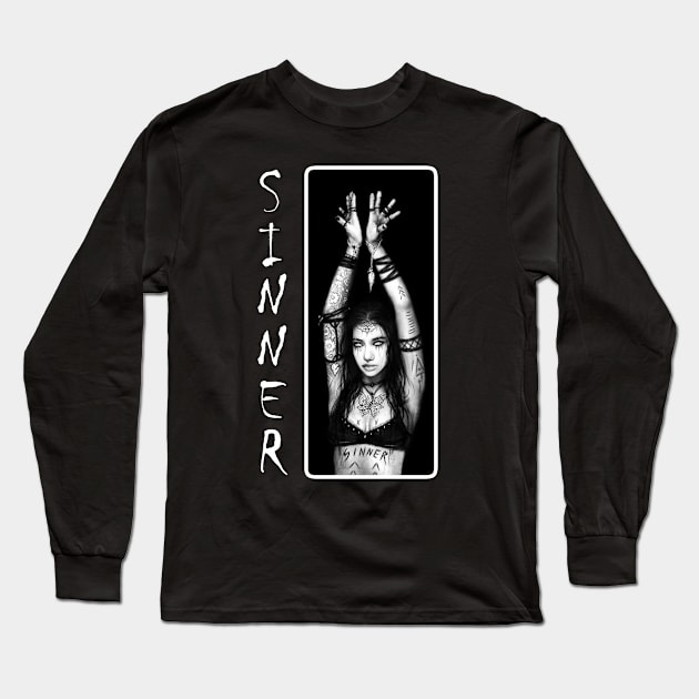 Sinner Long Sleeve T-Shirt by justingedak